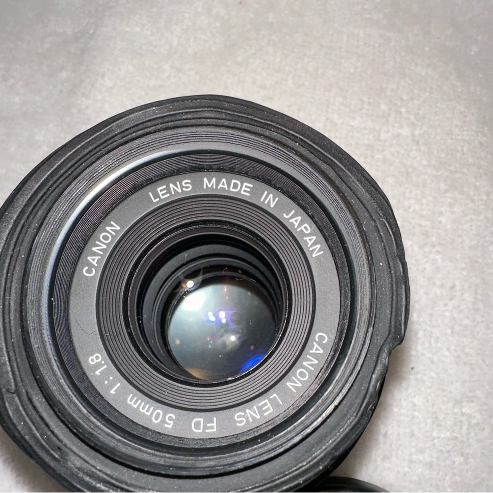 Canon Black Camera Lens